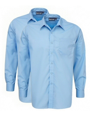 Banner Long Sleeve Shirts 2pk - Blue